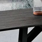 Köksbord i MDF och metall tillverkad i Italien, Wilmer Viadurini