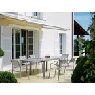 Utdragbart utomhusbord Upp till 280 cm i metall Tillverkad i Italien - Dego Viadurini