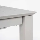 Utdragbart utomhusbord i hemmakänsla i modern design av aluminium - Casper Viadurini