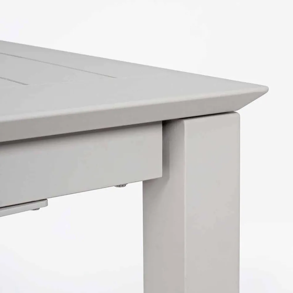 Utdragbart utomhusbord i hemmakänsla i modern design av aluminium - Casper Viadurini