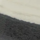 Utebord med träunderrede och keramisk skiva Panda Vit - Infinity Viadurini