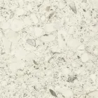 Utebord med träunderrede och Terrazzo vit keramisk skiva - Infinity Viadurini