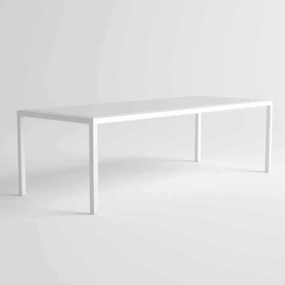 Utomhusbord i aluminium för modern design för trädgård - Mississippi2 Viadurini