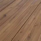 Utomhusbord i akaciaträ med ben i målat stål - Sheldon Viadurini