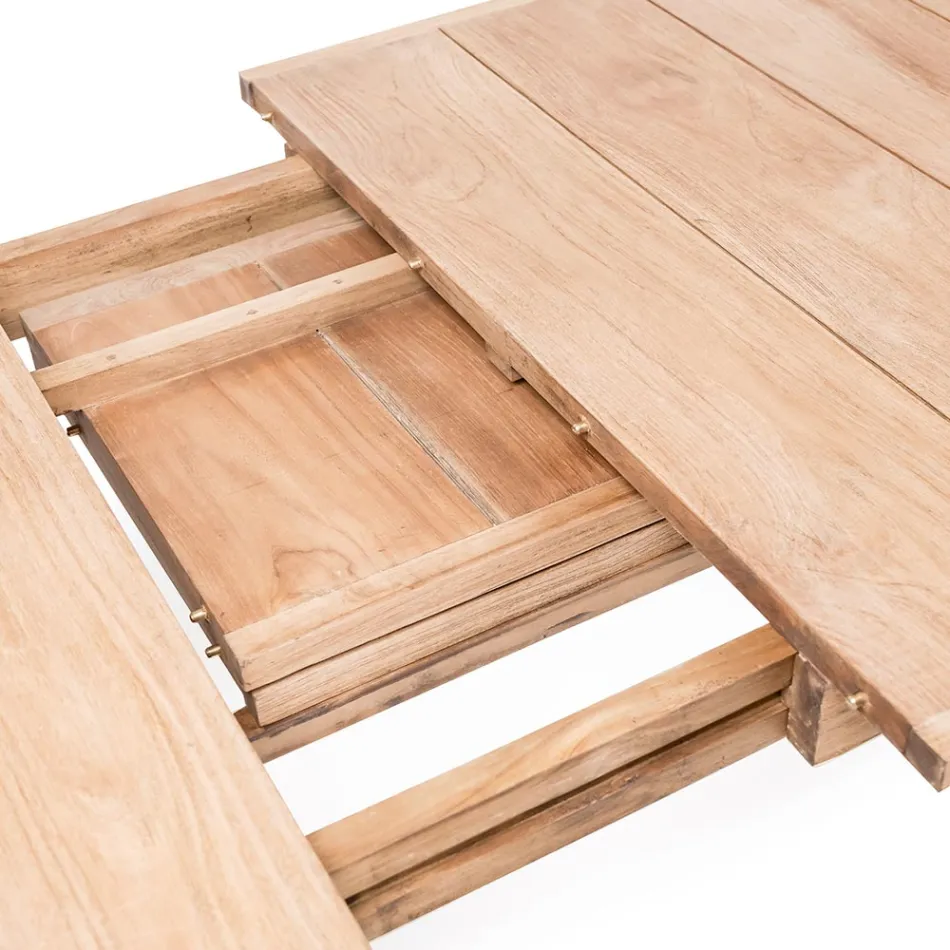 Utebord i teak Trä Utdragbart till 270 cm - Marie Viadurini