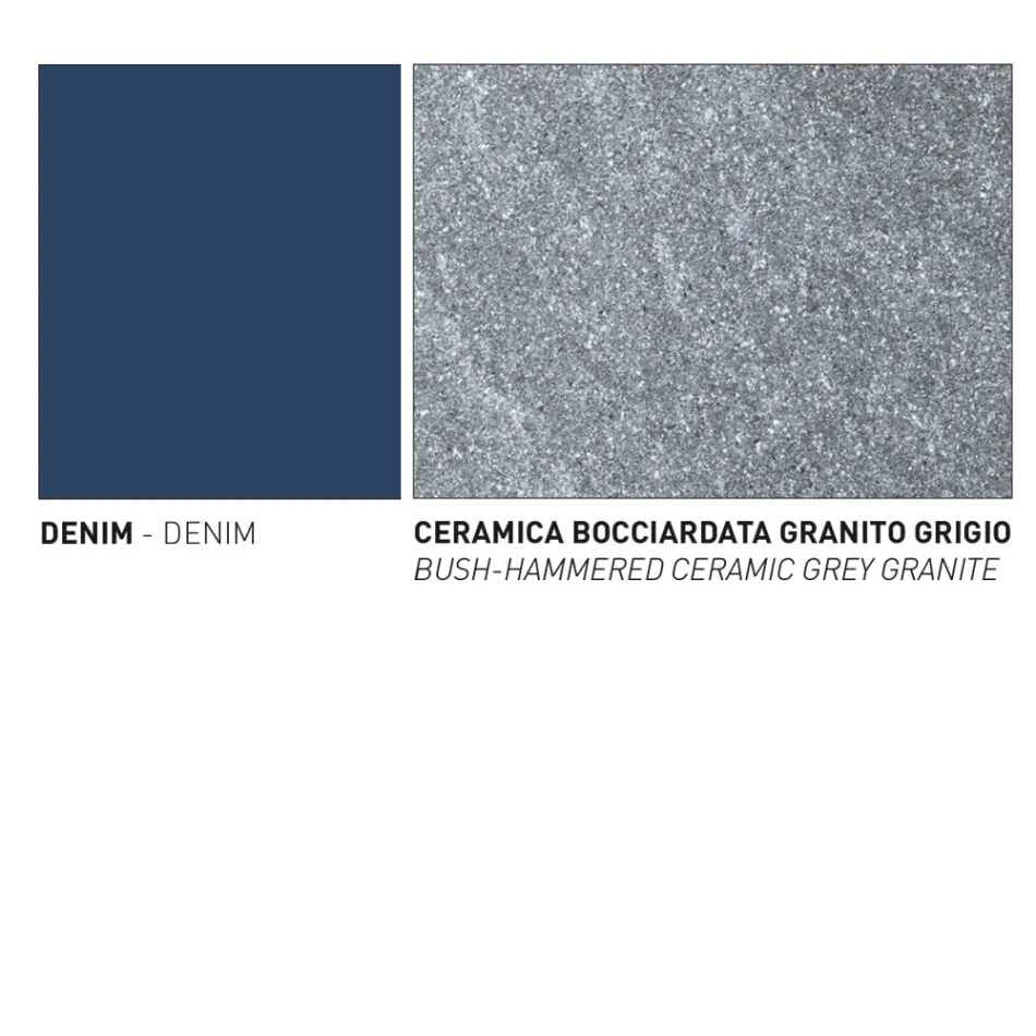 Utomhusbord Hpl Skiva eller Keramik Tillverkad i Italien - Plinto av Varaschin Viadurini