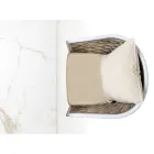 Trädgårdsbord med 4 stolar i aluminium och vävning - Artes Viadurini