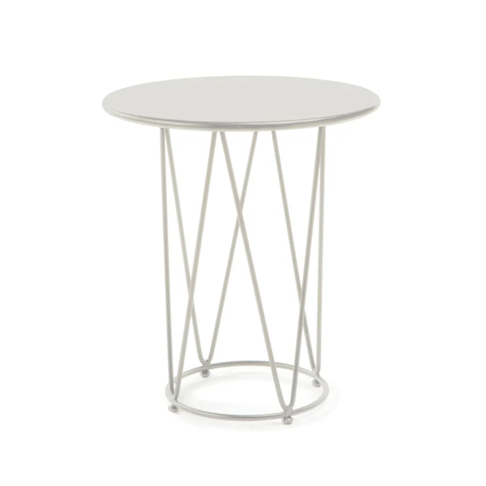 Trädgårdsbord i stål i olika storlekar Tillverkat i Italien - Brienne Viadurini