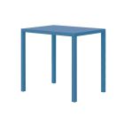 Trädgårdsbord i rektangulärt galvaniserat stål tillverkat i Italien - Azul Viadurini