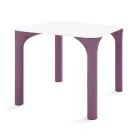 Trädgårdsbord i Hpl med polyetenben Tillverkat i Italien - Glen Viadurini