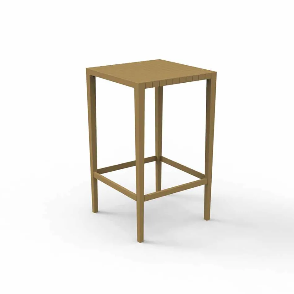 Spritz trädgårdstabell av Vondom i polypropen och glasfiber Viadurini