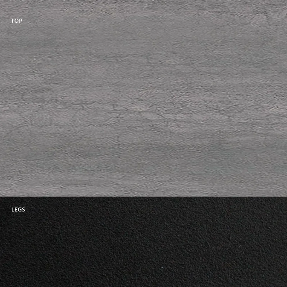 Fatformat matbord i hypermarmor Tillverkat i Italien - Ezzellino Viadurini