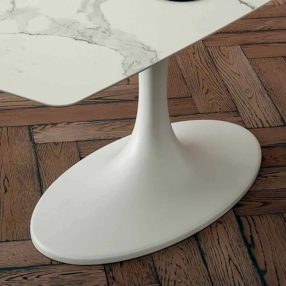 Fatmatbord i laminat och syntetiskt marmor tillverkat i Italien - Brontolo Viadurini