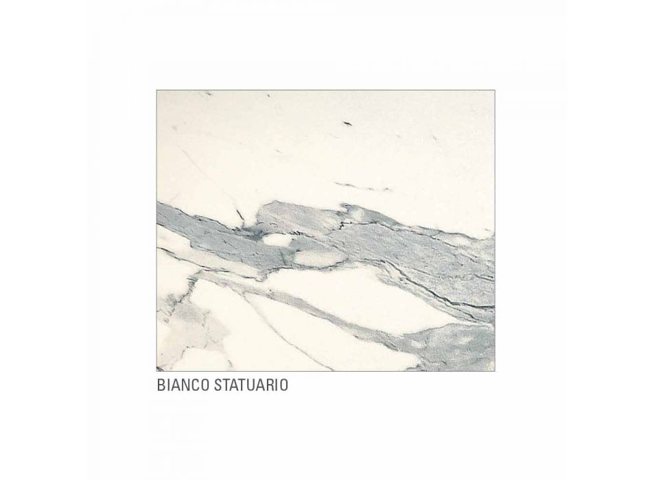Fatmatbord i laminat och syntetiskt marmor tillverkat i Italien - Brontolo Viadurini
