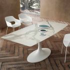 Fatmatbord i laminat och syntetiskt marmor tillverkat i Italien - Brontolo Viadurini