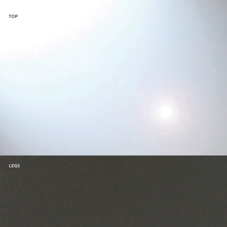 Fatformat matbord i glas och stål Tillverkat i Italien - Grotta Viadurini