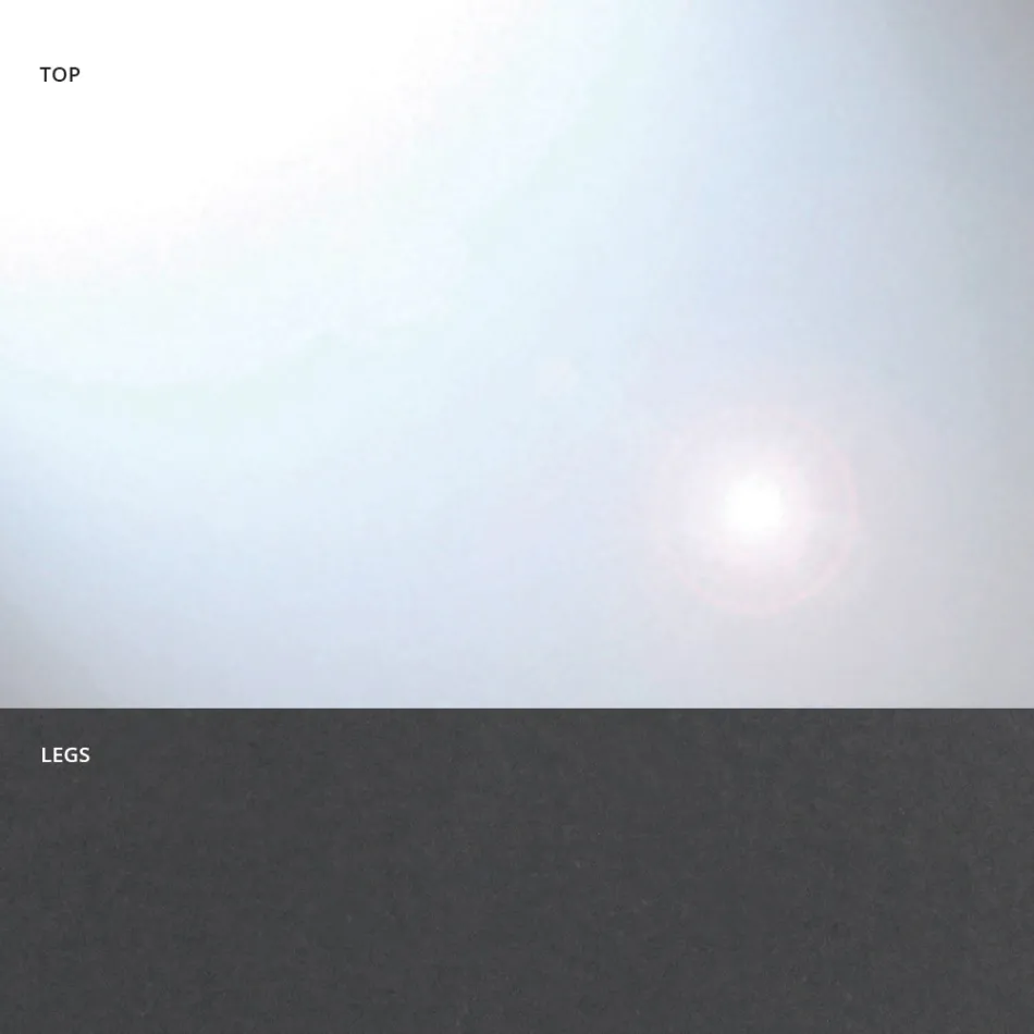 Fatformat matbord i glas och stål Tillverkat i Italien - Grotta Viadurini