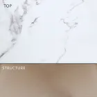 Utdragbart utematsbord 318 cm i aluminium och stengods - Filomena Viadurini