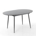 Matbord Utdragbart till 160 cm i Mdf och Gråmetall - Carmel