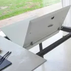 Utdragbart matbord till 180 cm i keramik Made in Italy - Pitagora Viadurini