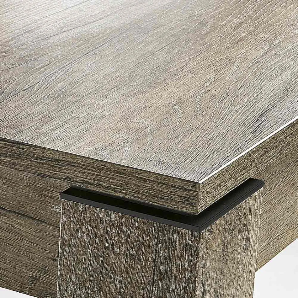 Matbord Utdragbart till 200 cm i melamin Tillverkat i Italien - Denis Viadurini