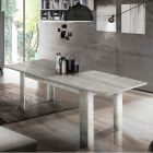 Matbord Utdragbart till 210 cm Design i hållbart trä - Perro Viadurini