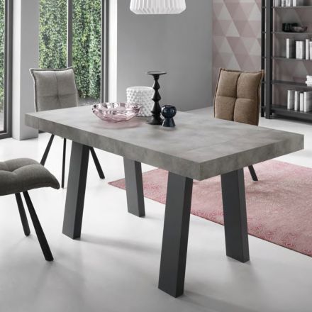 Utdragbart matbord till 260 cm i Modern Design Laminate - Tiferno Viadurini