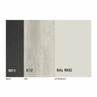 Utdragbart matbord till 298 cm i metall- och keramikskiva - Anaconda Viadurini