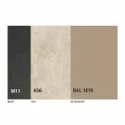 Utdragbart matbord till 298 cm i metall- och keramikskiva - Anaconda Viadurini