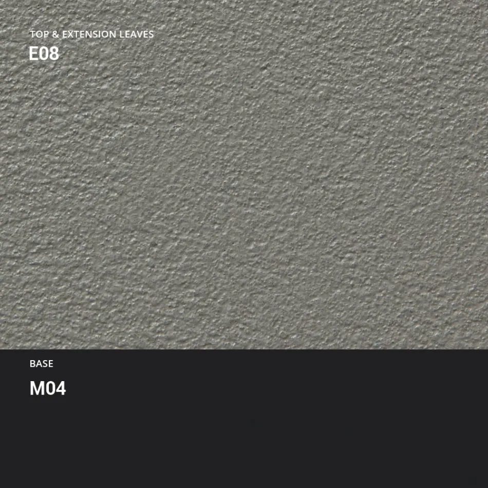 Metallmatbord Utdragbart till 310 cm Tillverkat i Italien - Euklid Viadurini