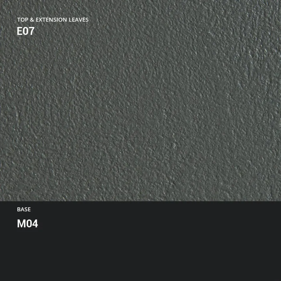 Matbord i metall Utdragbart till 310 cm Tillverkat i Italien - Euklid Viadurini