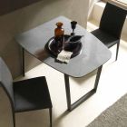 Utdragbart matbord Upp till 170 cm i keramik tillverkat i Italien - Tremiti Viadurini