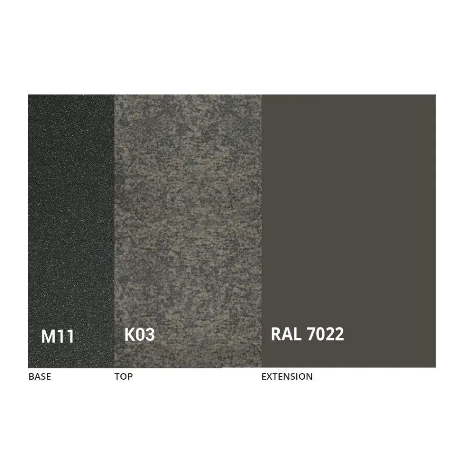 Utdragbart matbord Upp till 170 cm i keramik tillverkat i Italien - Tremiti Viadurini