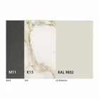 Utdragbart matbord Upp till 170 cm i keramik tillverkat i Italien - Tremiti Viadurini