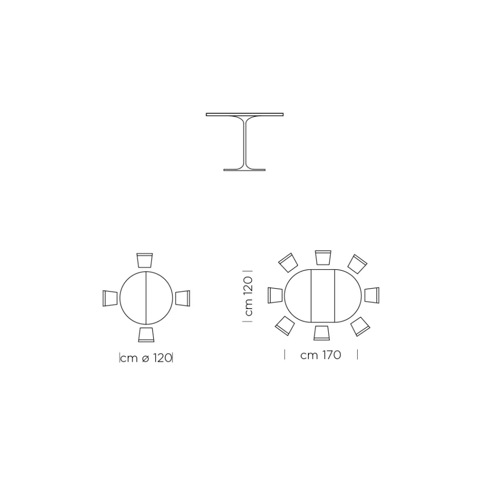 Utdragbart matbord upp till 170 cm i trä Made in Italy - Dollars Viadurini