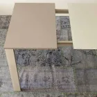 Utdragbart matbord Upp till 204 cm i Made in Italy Crystal - Palladio Viadurini