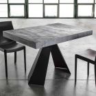 Utdragbart matbord Upp till 220 cm med melaminskiva - Amiro Viadurini