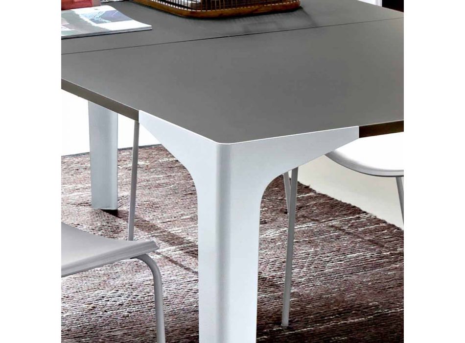 Utdragbart matbord Upp till 222 cm i Fenix Made in Italy - Vulcano Viadurini