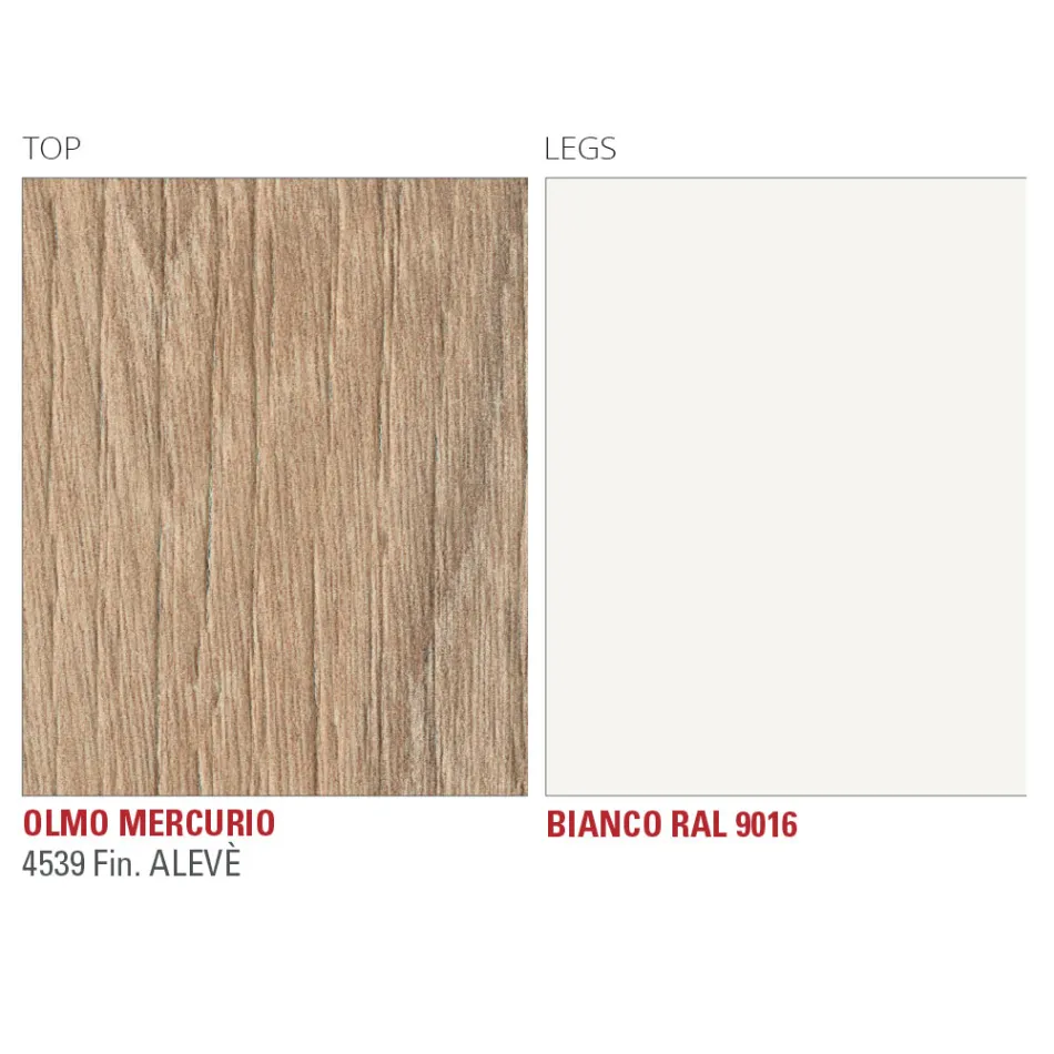 Utdragbart matbord upp till 252 cm i HPL Made in Italy - Efisto Viadurini