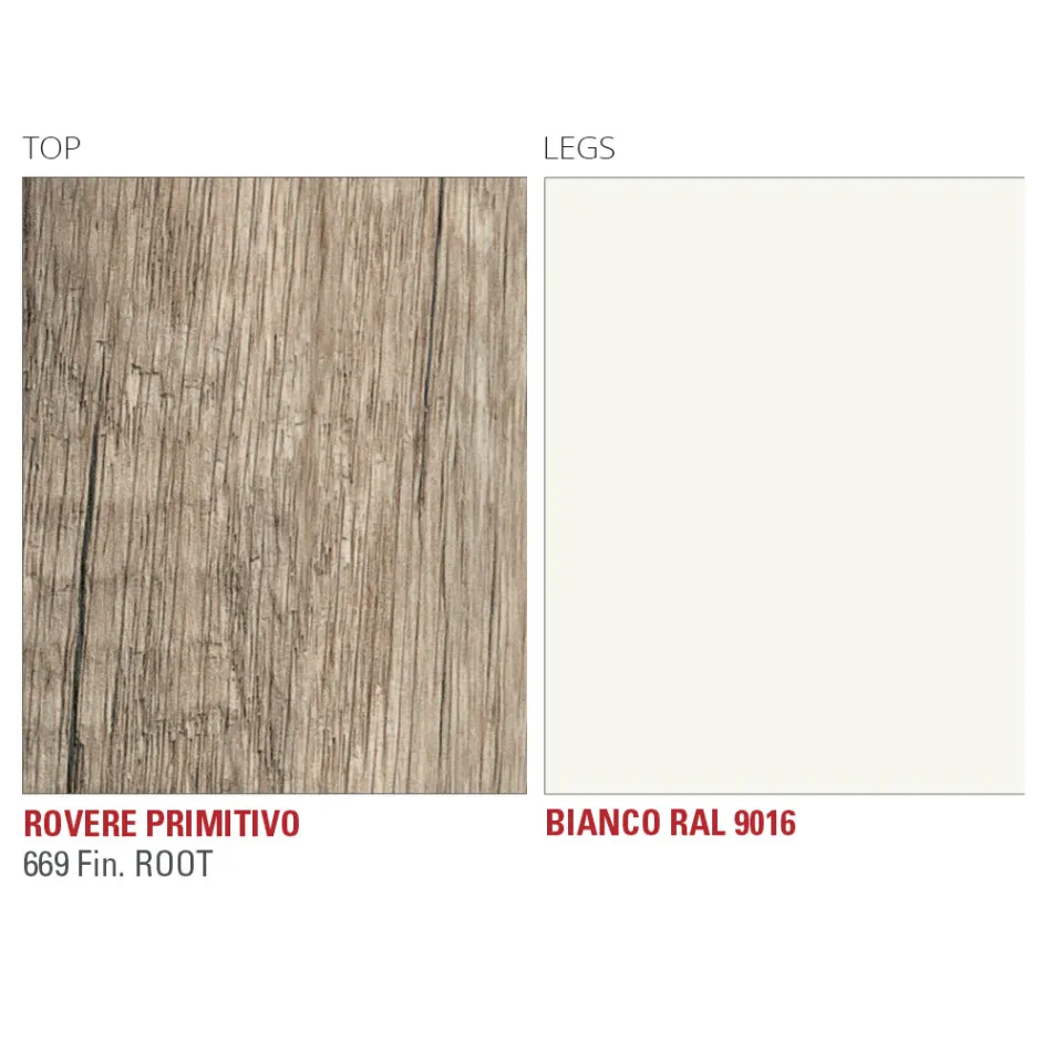 Utdragbart matbord upp till 252 cm i HPL Made in Italy - Efisto Viadurini