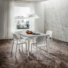 Utdragbart matbord upp till 252 cm i Hpl Made in Italy - Efisto Viadurini