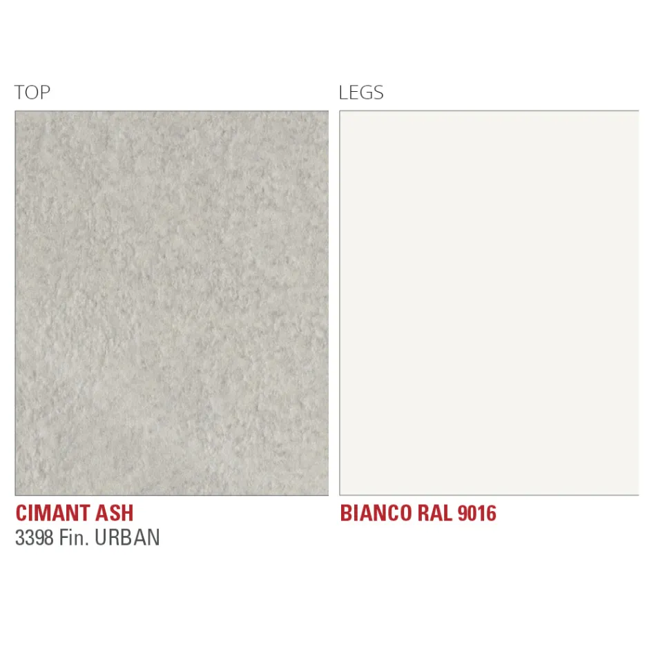 Utdragbart matbord upp till 252 cm i Hpl Made in Italy - Efisto Viadurini