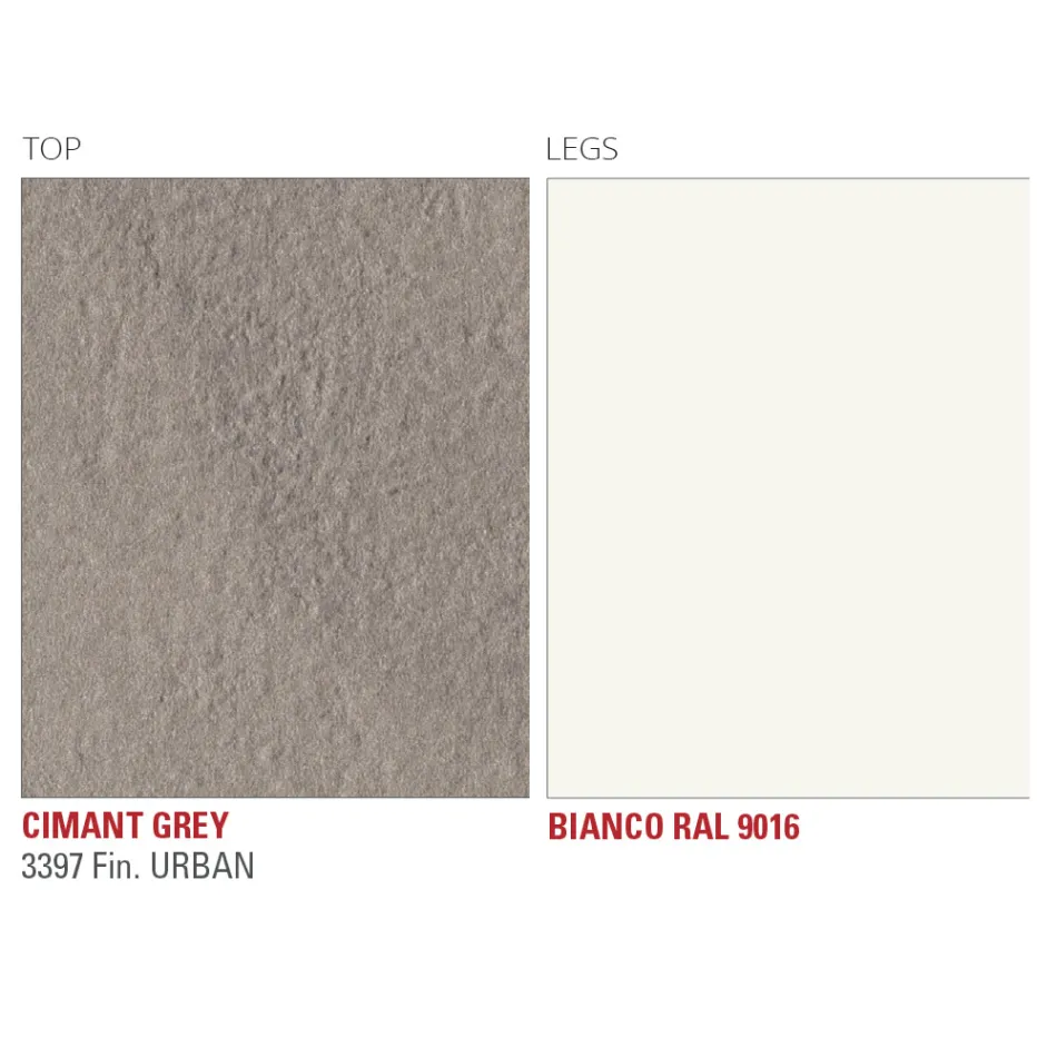 Utdragbart matbord upp till 252 cm i Hpl Made in Italy - Efisto Viadurini