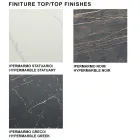 Utdragbart matbord upp till 278 cm i Laminam Made in Italy - Settimmio Viadurini