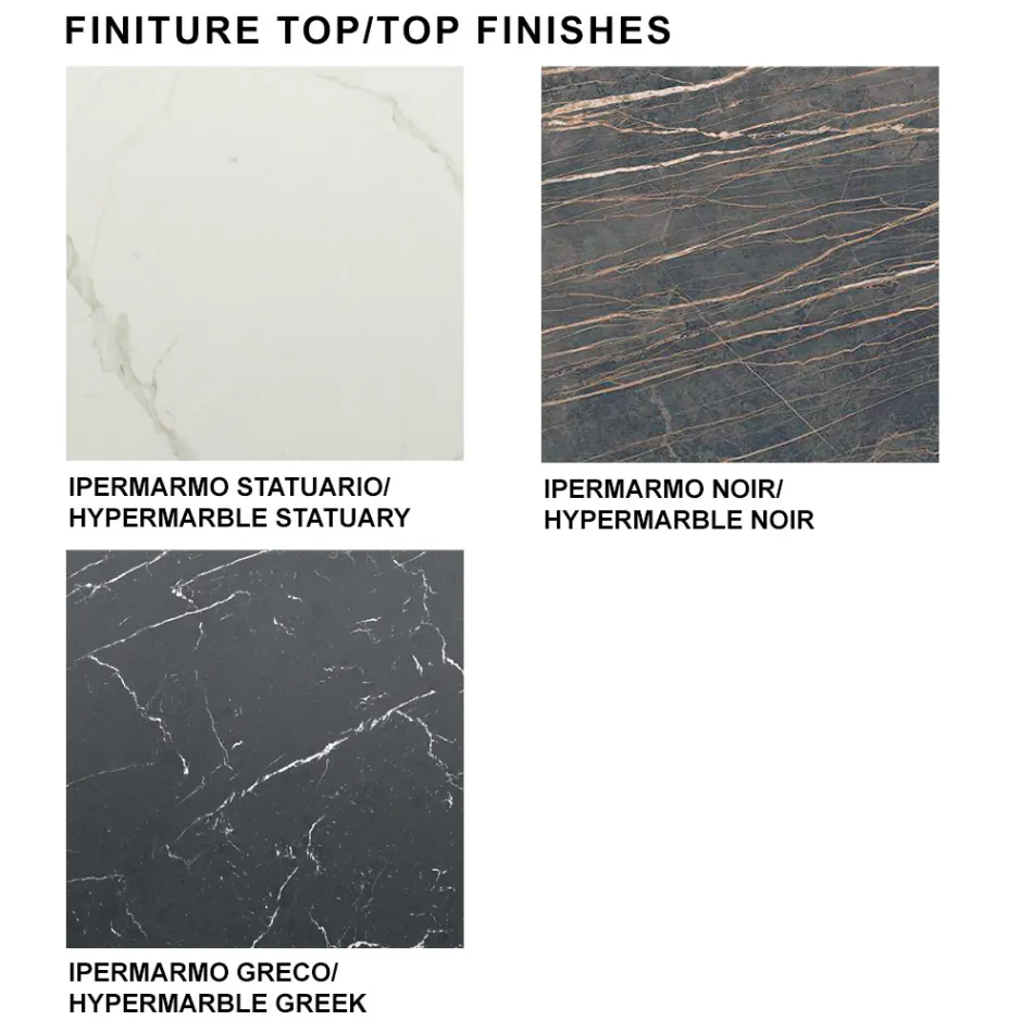 Utdragbart matbord upp till 278 cm i Laminam Made in Italy - Settimmio Viadurini