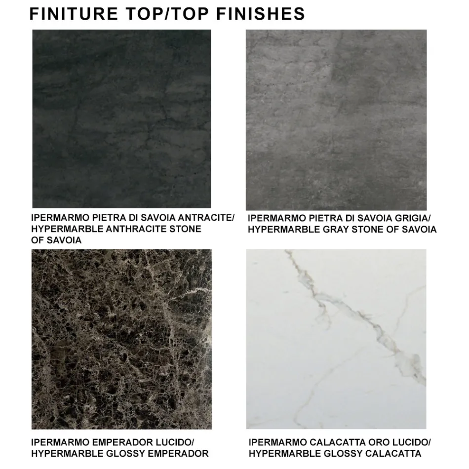 Utdragbart matbord upp till 278 cm i Laminam Made in Italy - Settimmio Viadurini