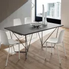 Utdragbart matbord upp till 280 cm i Fenix Made in Italy - Eolo Viadurini