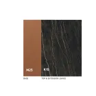 Utdragbart matbord upp till 280 eller 298 cm Keramik Metall - Revia Viadurini