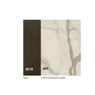 Utdragbart matbord upp till 280 eller 298 cm med keramikskiva - Nomia Viadurini