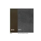 Utdragbart matbord upp till 280 eller 298 cm med keramikskiva - Nomia Viadurini